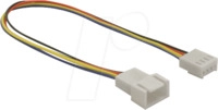 DELOCK 82429 - Verl&auml;ngerungskabel PWM L&uuml;fteranschluss 4 Pin 20 cm