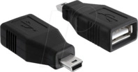 DELOCK 65277 - USB 2.0 A Buchse auf USB Mini B Stecker