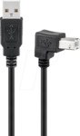 AK USB AB AGW 2M - USB 2.0 Kabel, A Stecker auf B Stecker, 2 m