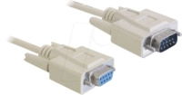DELOCK 84016 - Kabel Seriell, SUB-D 9, Stecker/Buchse, 5m