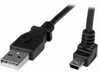 ST USBAMB1MU - USB 2.0 Kabel, A St. auf Mini B St., oben gew., 1 m