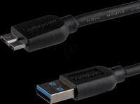 ST USB3AUB50CMS - USB 5 Gb/s Kabel, A Stecker auf Micro B Stecker, 0,5 m