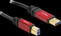 DELOCK 82758 - USB 5 Gb/s Kabel, A Stecker auf B Stecker, 3 m
