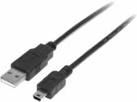 ST USB2HABM50CM - USB 2.0 Kabel, A Stecker auf Mini B Stecker, 0,5 m