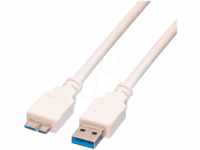 VALUE 11998873 - USB 3.0 Kabel, A Stecker auf Micro-B Stecker, 0,8 m