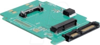 DELOCK 61881 - Konverter SATA 22 Pin zu mSATA