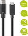 USB 3.1 CMB1SW - USB 2.0 Kabel, C Stecker auf USB 2.0 Micro-B Stecker, 1 m