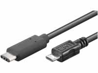 USB 3.1 CMB06SW - USB 2.0 Kabel, C Stecker auf USB 2.0 Micro-B Stecker, 0,6 m
