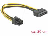 DELOCK 82924 - Kabel SATA 15 Pin St > 1x 6 Pin PCI Express
