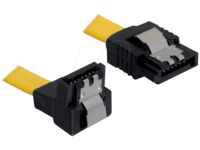 DELOCK 82806 - Kabel SATA 6 Gb/s ge/un 30 cm gelb Metall