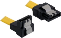 DELOCK 82806 - Kabel SATA 6 Gb/s ge/un 30 cm gelb Metall