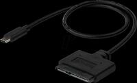 ST USB31CSAT3CB - Adapter Kabel USB 3.1 C auf SATA Daten und Strom, 0,5 m