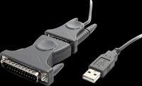 ST ICUSB232DB25 - Adapterkabel USB 2.0 Typ-A zu Seriell DB9/DB25 0,9 m