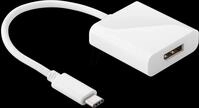 GOOBAY 66257 - DisplayPort Adapter, USB C Stecker auf DP Buchse