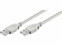 GOOBAY 93375 - USB 2.0 Hi-Speed Kabel A-Stecker > A-Stecker 1,8 m grau