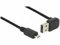DELOCK 83535 - USB 2.0 Kabel, EASY A Stecker auf Micro B Stecker, 1 m