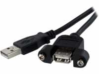 ST USBPNLAFAM3 - USB 2.0 Kabel USB-A St. auf Bu., schraubbar, 90 cm