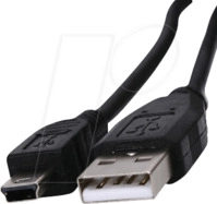 AK 673-A5 - USB 2.0 Kabel, A Stecker auf Mini B Stecker, 5 m