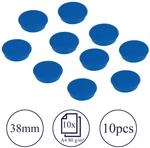 FRANKEN HM3803 - Magnete, 38 mm, blau, 10 St&uuml;ck