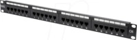 DIGITUS DN91624U - Patchpanel, 19", 24-Port, Cat.6, 1 HE