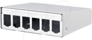 BTR 130861-0602E - Modul AP-Geh&auml;use 6 Port reinwei&szlig;
