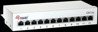 EQUIP 227362 - Patchpanel, 12-Port, Cat.6