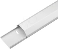 CAB 90728 - Aluminium-Kabelkanal 1,1m, 50 mm breit, wei&szlig;