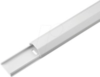 CAB 90727 - Aluminium-Kabelkanal 1,1m, 33 mm breit, wei&szlig;