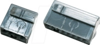 WAGO 243-204 - Micro-Steckklemmen, 4-fach/dkl.grau/0,6-0,8mm&sup2;