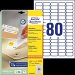AVZ L4732REV-25 - Universal-Etiketten, 35,6 x 15,9 mm, wei&szlig;