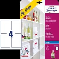 AVZ MD4001 - Flaschen-Etiketten, 90 x 120 mm, 20 Etiketten