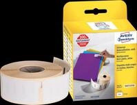 AVZ AS0722550 - Rollenetiketten AS0722550, 19x51mm, wei&szlig;