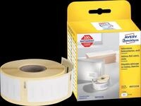 AVZ AS0722520 - Rollenetiketten AS0722520, 25x54mm, wei&szlig;