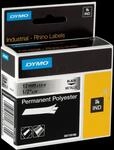 DYMO IND 18486 - DYMO IND Polyester, 12mm, schwarz/metallic