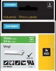DYMO IND 1805420 - DYMO IND Band Vinyl, 19mm, wei&szlig;/gr&uuml;n
