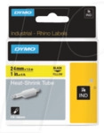 DYMO IND 1805444 - DYMO IND Schrumpfschlauch, 24mm, schwarz/gelb
