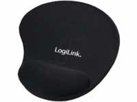 LOGILINK ID0027 - Mauspad mit Silikon Gel Handauflage, schwarz