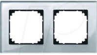 EL MP 489260 - M-PLAN, Echtglasrahmen, 2-fach, diamantsilber