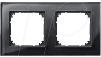 EL MP 489203 - M-PLAN, Echtglasrahmen, 2-fach, onyxschwarz