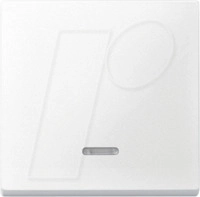 EL SM 431019 - System M, Wippe, Kontrollfenster, polarwei&szlig;, edelmatt