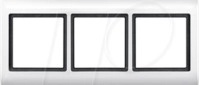 EL ME 400319 - Aquadesign, Rahmen, 3-fach, polarwei&szlig;