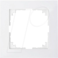 EL MPU 4010-3619 - M-PURE, Rahmen, 1-fach, polarwei&szlig;, gl&auml;nzend