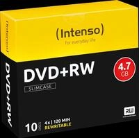 DVD+RW4,7 INT10 - Intenso DVD+RW 4,7GB, 10er-SlimCase