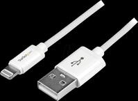 ST USBLT1MW - Kabel USB Lightning-Connector 1 m wei&szlig;