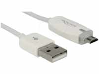 DELOCK 83604 - Sync- & Ladekabel, USB-A -> Micro B Stecker, 1 m