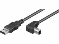 AK USB AB AGW 5M - USB 2.0 Kabel, A Stecker auf B Stecker, 5m