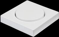 EL SM 52500325 - System M, Zentralplatte, mit Drehknopf, aktivwei&szlig;, gl&auml;nzend