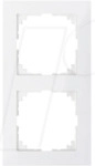 EL MPU 4020-3619 - M-PURE, Rahmen, 2-fach, polarwei&szlig;, gl&auml;nzend