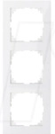 EL MPU 4030-3619 - M-PURE, Rahmen, 3-fach, polarwei&szlig;, gl&auml;nzend