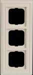BJ 1723-832 - Abdeckrahmen 3-fach elfenbeinwei&szlig; - Busch-dynasty&reg;